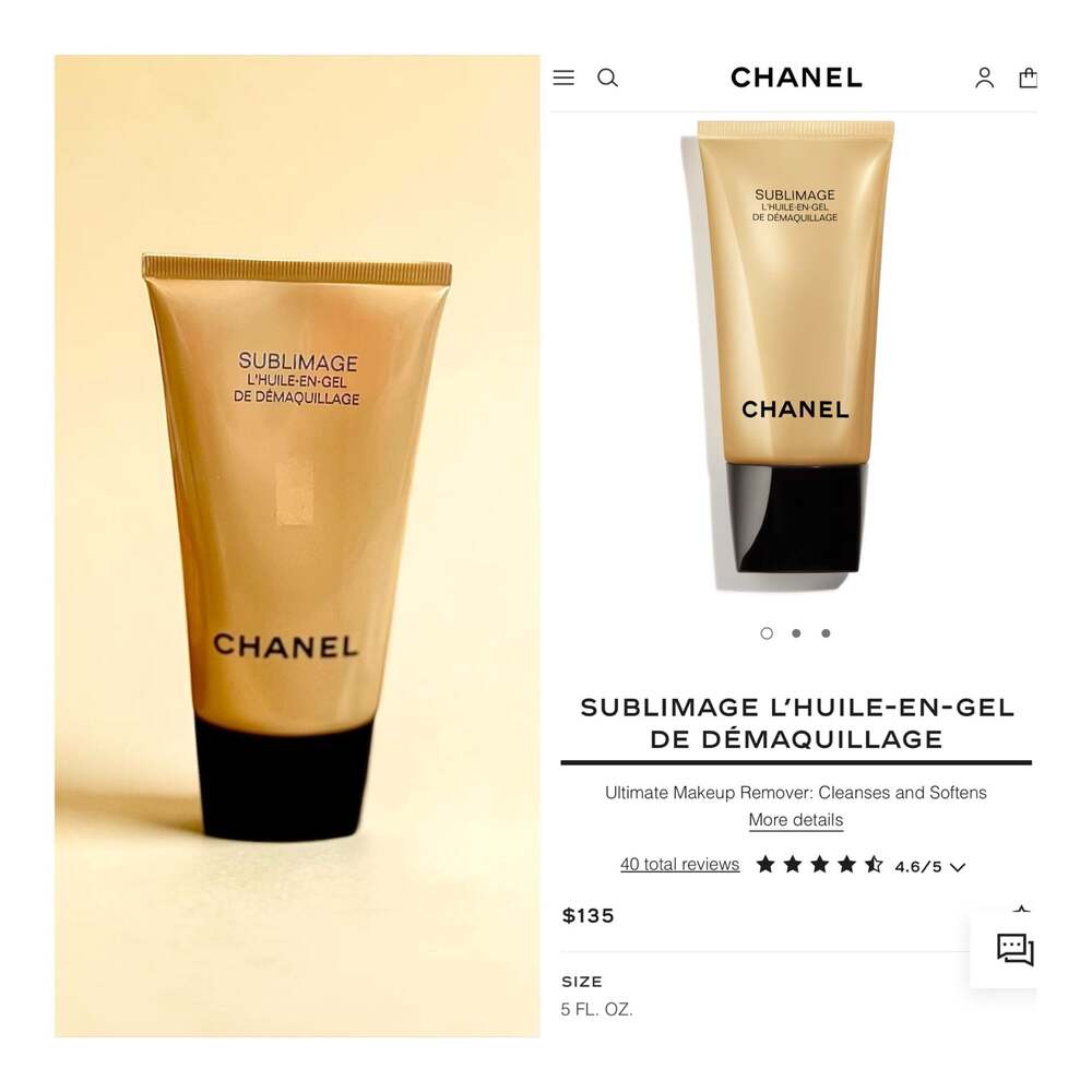 CHANEL SUBLIMAGE L'HUILE-EN-GEL DE DMAQUILLAGE Ultimate Makeup Remover 5 fl oz